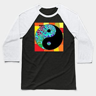 yoga yin yang mandala Baseball T-Shirt